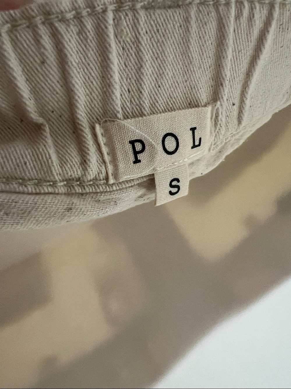POL Cream Distressed Patchwork Cargo Pants - Picture 3 of 11